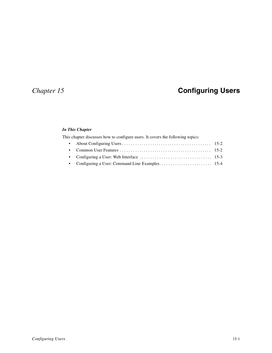 Chapter 15 configuring users | Digi PortServer TS8 User Manual | Page 81 / 106