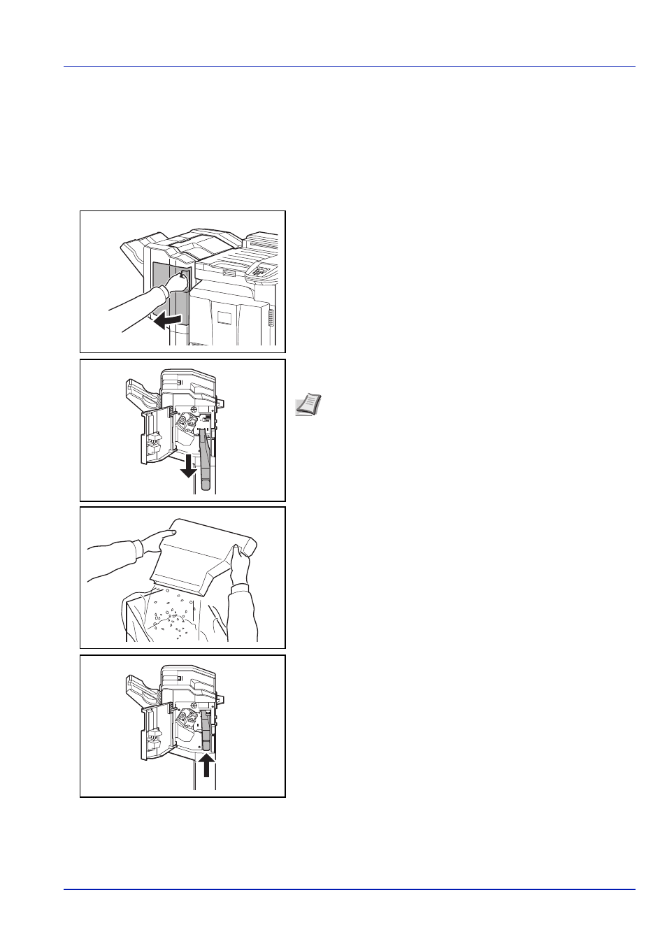 Emptying the punch waste box (option), Emptying the punch waste box (option) -13 | TA Triumph-Adler P-C4580DN User Manual | Page 271 / 360