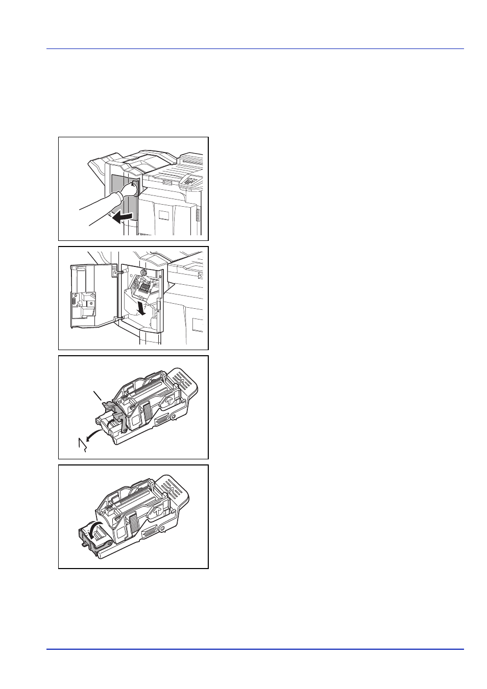 Clearing a staple jam | TA Triumph-Adler P-C4580DN User Manual | Page 323 / 360