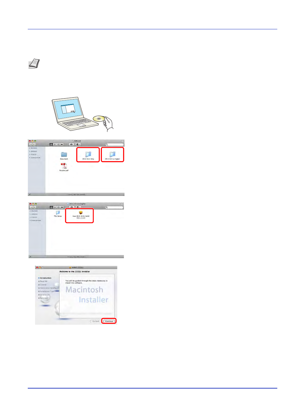 Installing printer driver in macintosh | TA Triumph-Adler P-C4580DN User Manual | Page 35 / 360