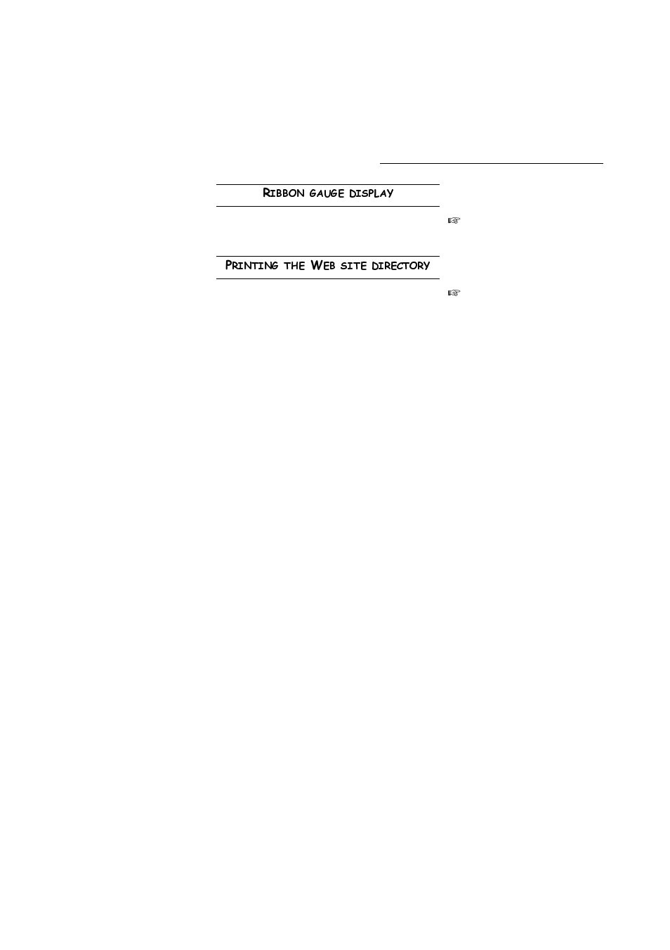 Ribbon gauge display, Printing the web site directory, 5leerqjdxjhglvsod | 3ulqwlqjwkh:hevlwhgluhfwru | TA Triumph-Adler FAX 720 User Manual | Page 40 / 66