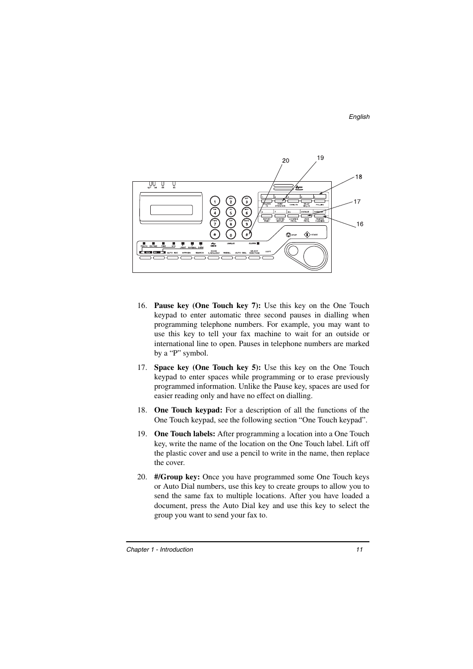 TA Triumph-Adler FAX 925 User Manual | Page 19 / 129