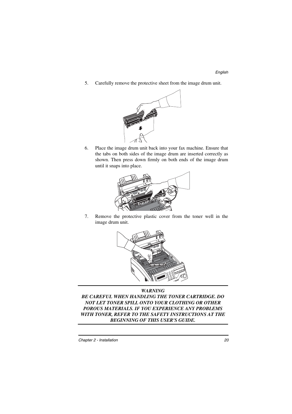 TA Triumph-Adler FAX 925 User Manual | Page 28 / 129