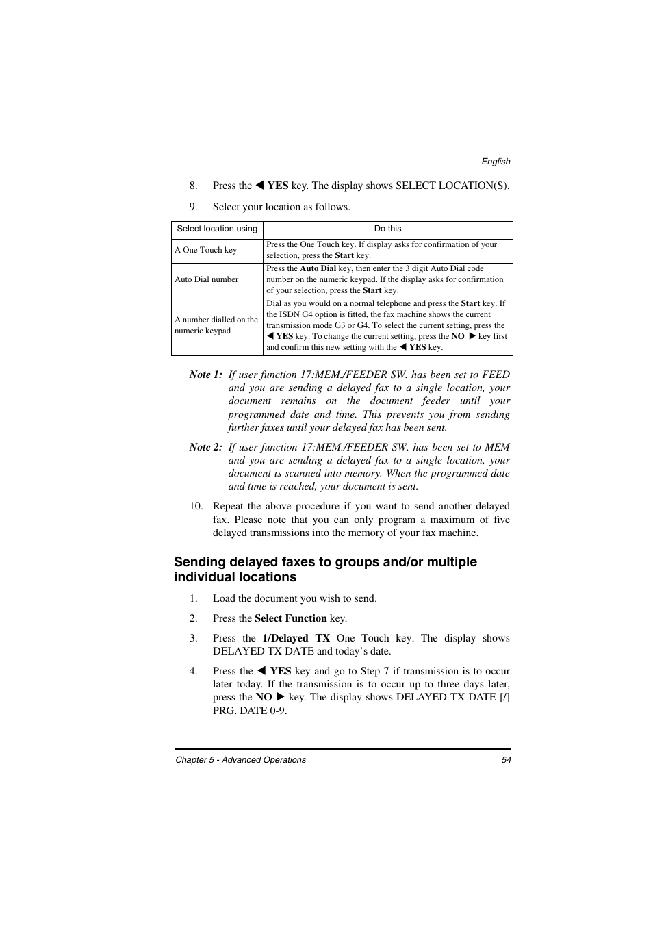 TA Triumph-Adler FAX 925 User Manual | Page 62 / 129