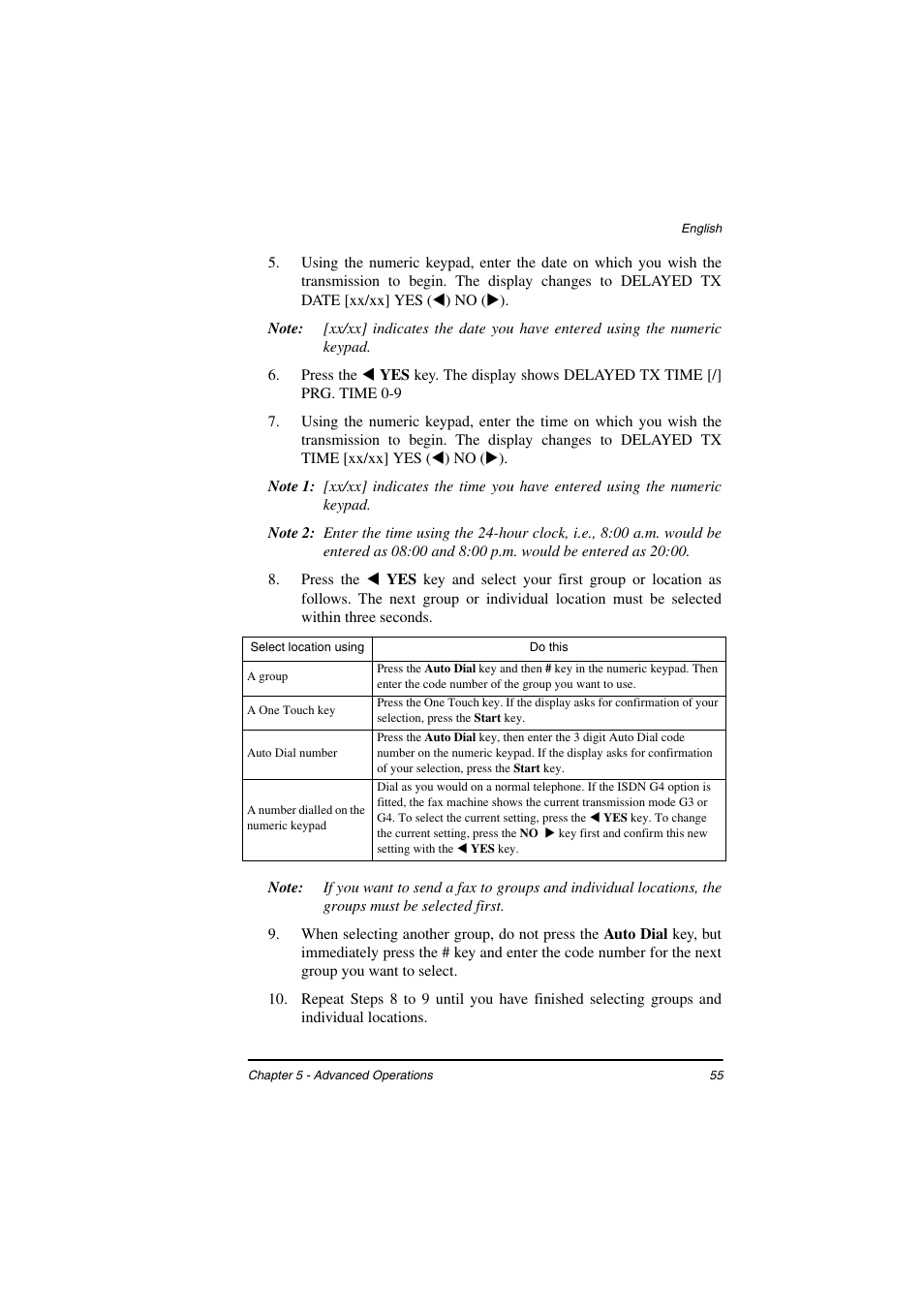 TA Triumph-Adler FAX 925 User Manual | Page 63 / 129