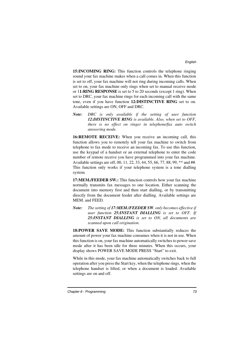 TA Triumph-Adler FAX 925 User Manual | Page 81 / 129