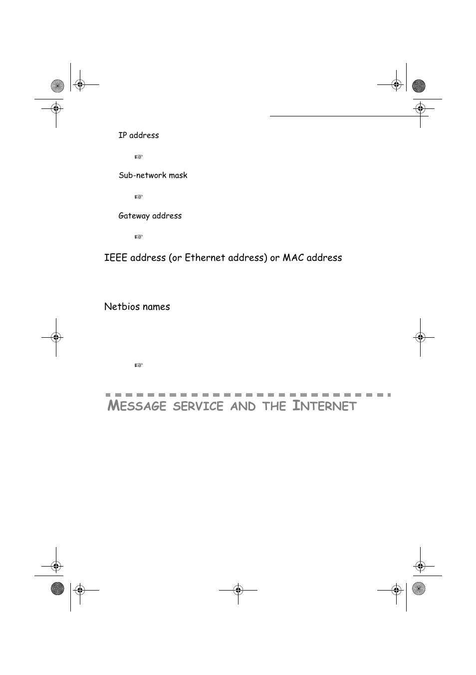 Dgguhvv ru(wkhuqhwdgguhvv ru0$&dgguhvv, 1hwelrvqdphv | TA Triumph-Adler FAX 940 User Manual | Page 45 / 110