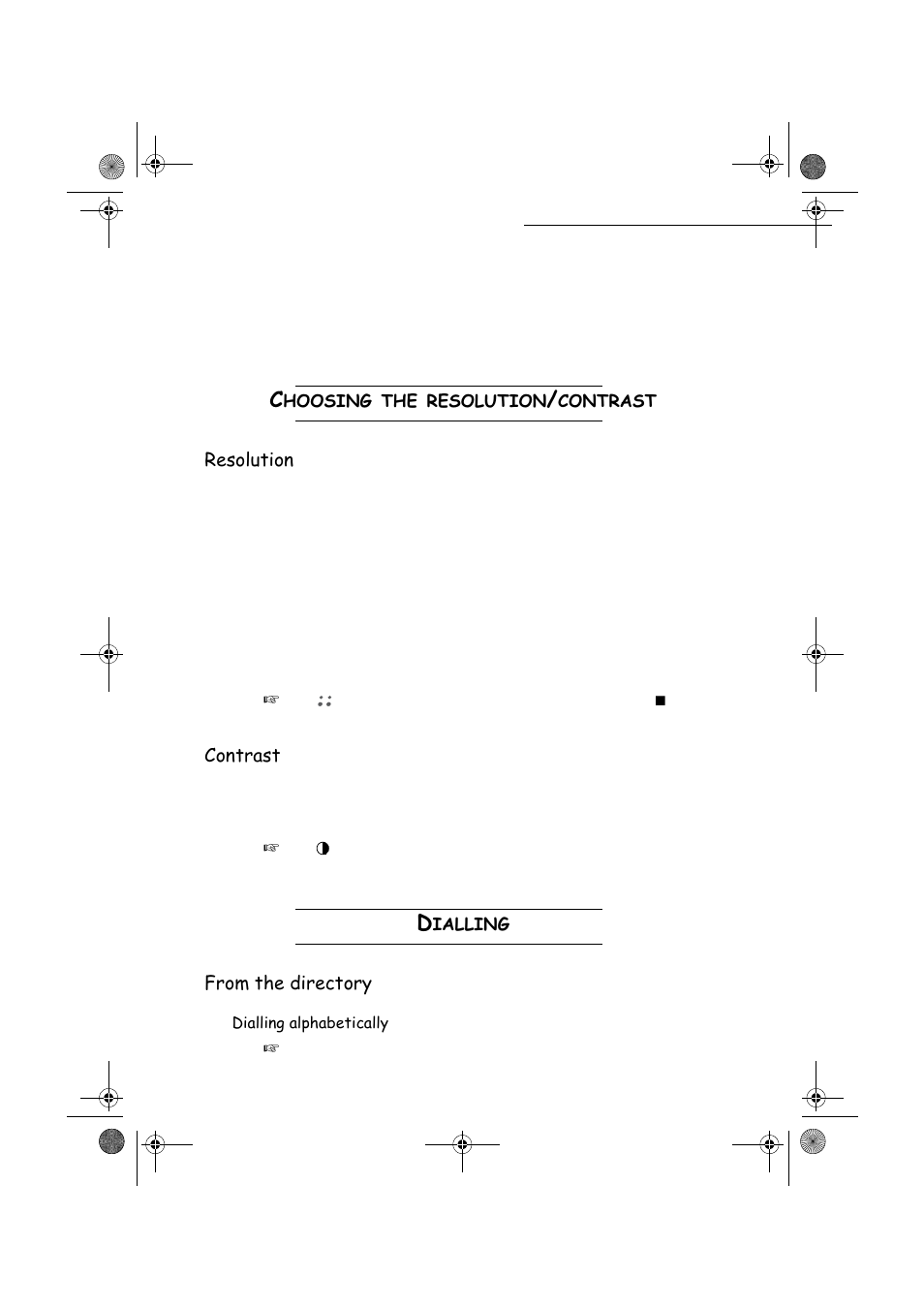 5hvroxwlrq, Rqwudvw, Urpwkhgluhfwru | TA Triumph-Adler FAX 940 User Manual | Page 63 / 110