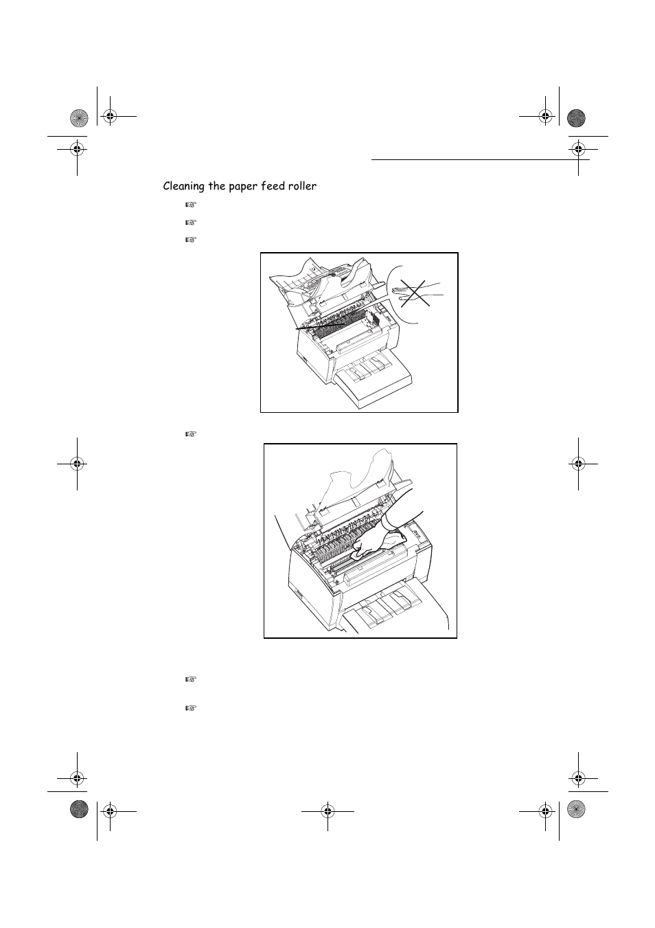 Ohdqlqjwkhsdshuihhguroohu, Caution | TA Triumph-Adler FAX 940 User Manual | Page 95 / 110