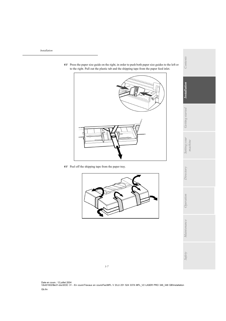 TA Triumph-Adler FAX 941 User Manual | Page 16 / 115