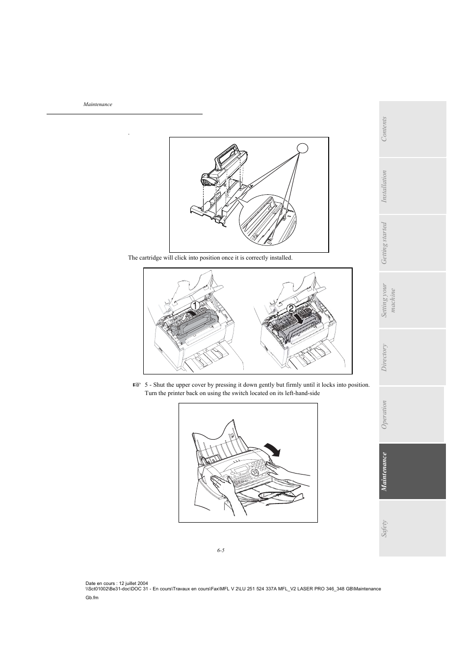 TA Triumph-Adler FAX 941 User Manual | Page 90 / 115