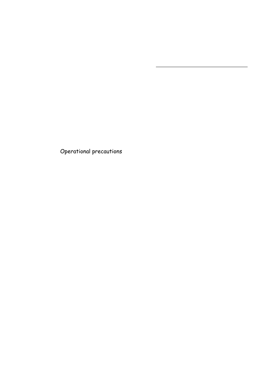 Operational precautions | TA Triumph-Adler FAX 942 User Manual | Page 12 / 132