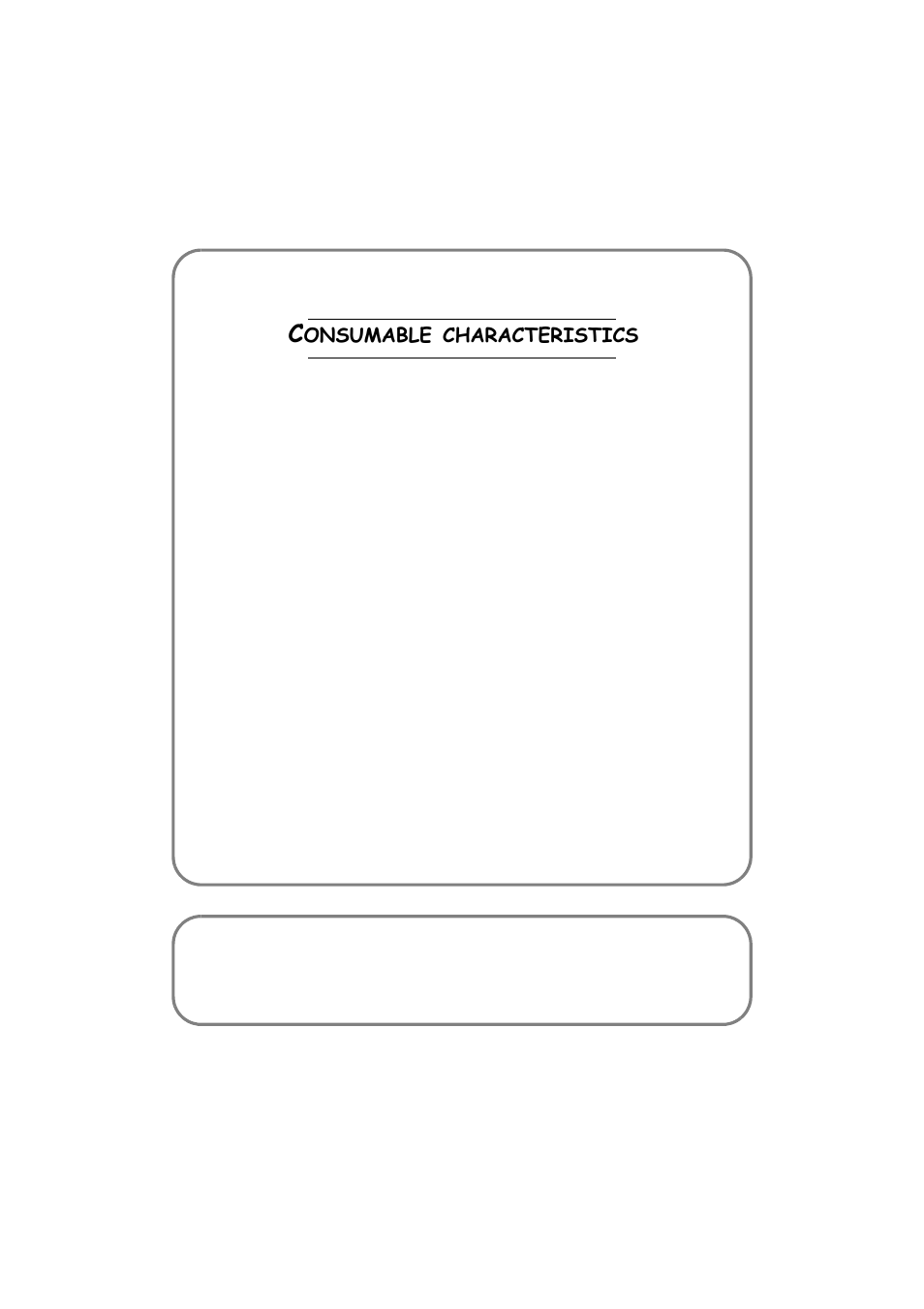 Onsumable, Characteristics | TA Triumph-Adler FAX 942 User Manual | Page 131 / 132