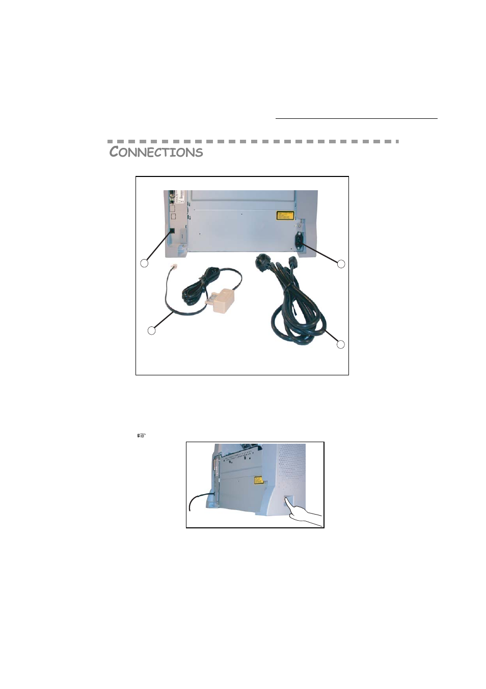 Connections, Onnections | TA Triumph-Adler FAX 942 User Manual | Page 24 / 132