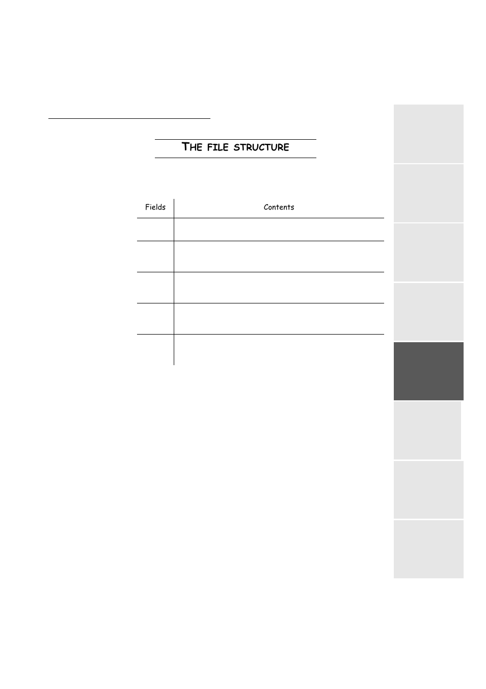 The file structure, File, Structure | TA Triumph-Adler FAX 942 User Manual | Page 67 / 132