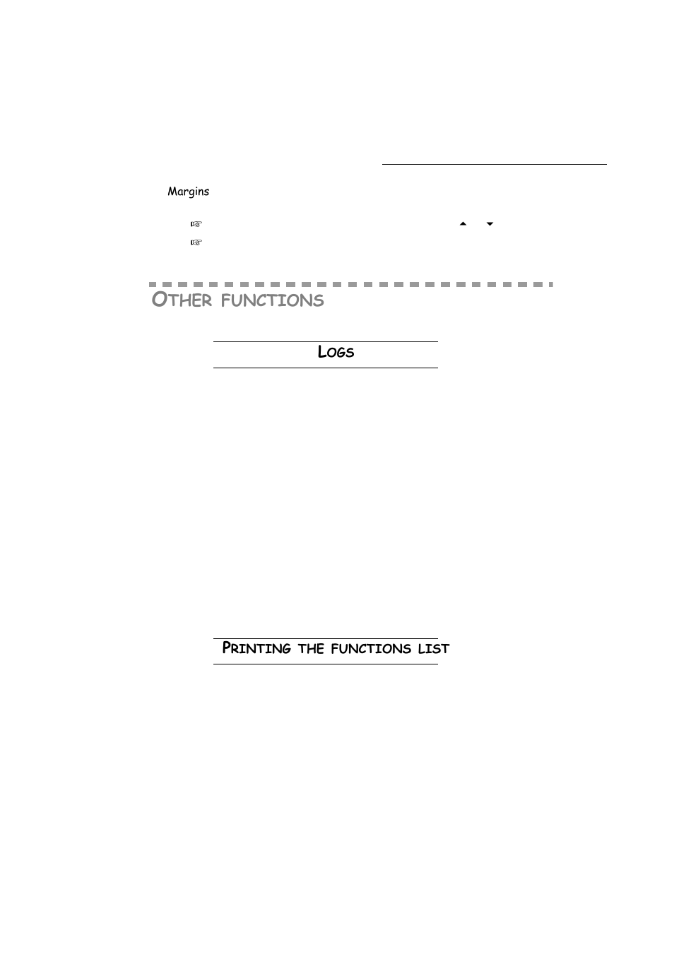 Other functions, Logs, Printing the functions list | P. 5-16, Ther, Functions | TA Triumph-Adler FAX 942 User Manual | Page 86 / 132