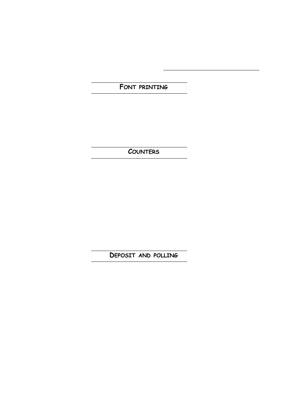 Font printing, Counters, Deposit and polling | Font printing (depending on model), P. 5-18, Printing, Ounters, Eposit, Polling | TA Triumph-Adler FAX 942 User Manual | Page 88 / 132