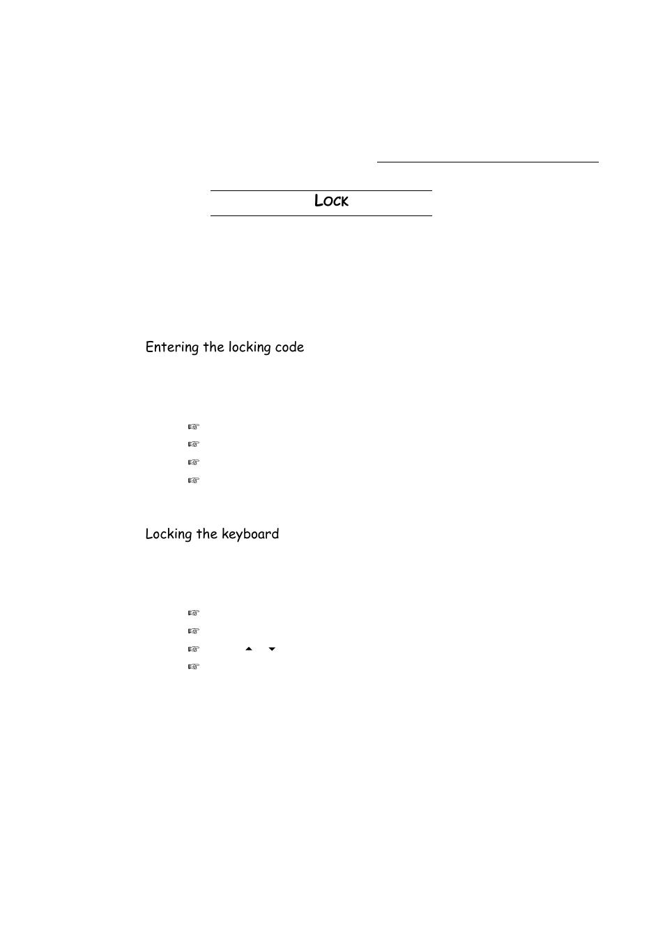 Lock, Entering the locking code, Locking the keyboard | P. 5-20 | TA Triumph-Adler FAX 942 User Manual | Page 90 / 132