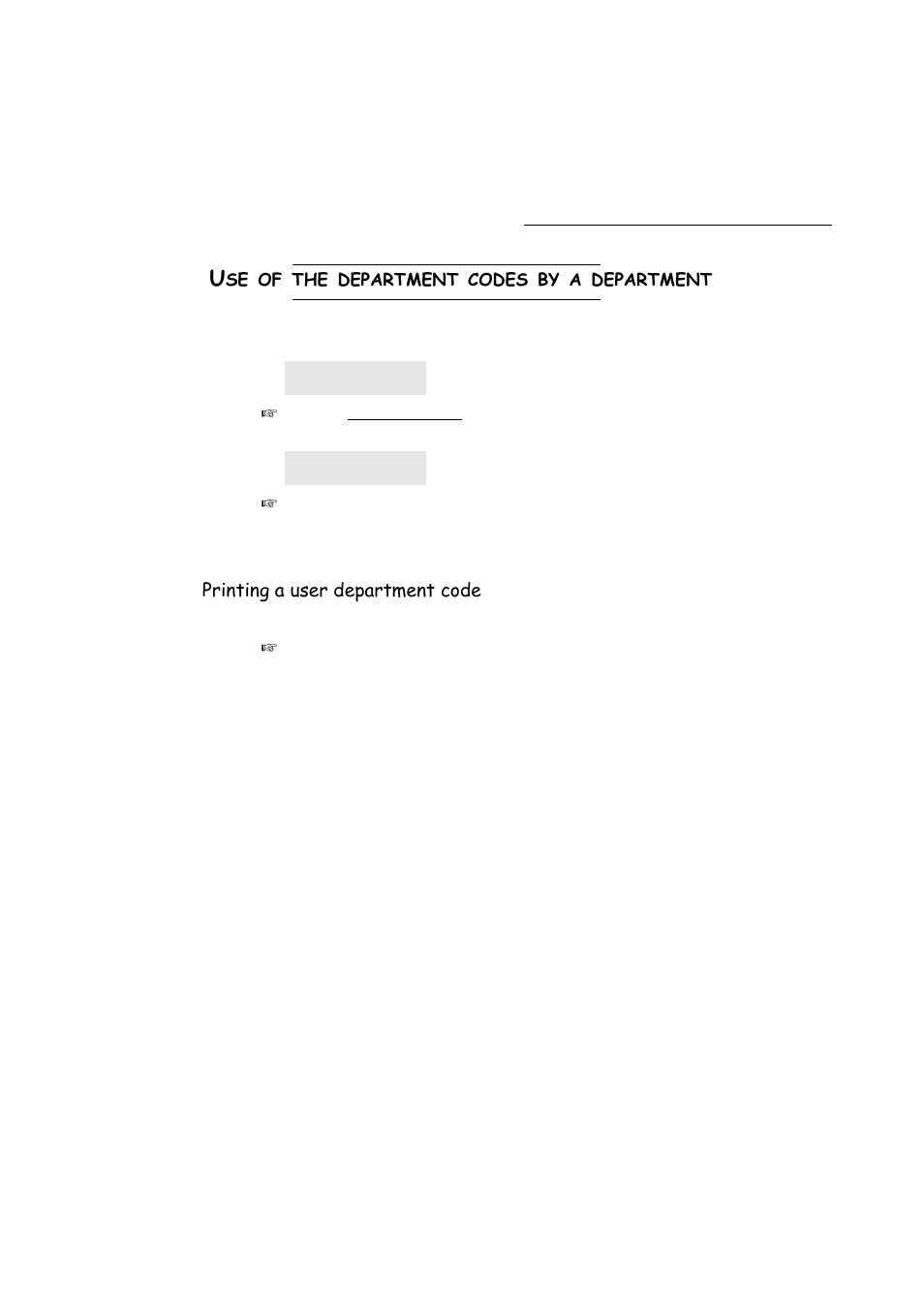 Use of the department codes by a department, Printing a user department code, P. 5-26 | TA Triumph-Adler FAX 942 User Manual | Page 96 / 132