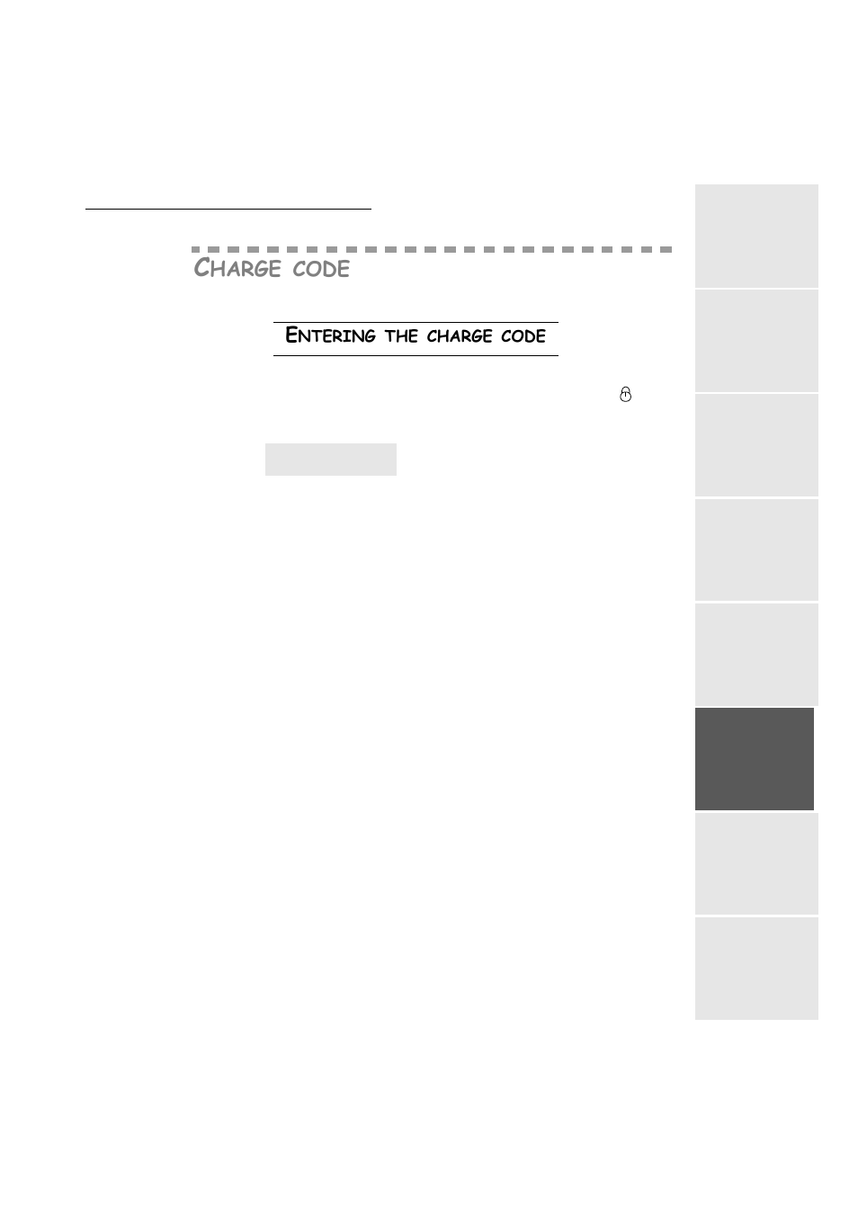 Charge code, Entering the charge code, Harge | Code | TA Triumph-Adler FAX 942 User Manual | Page 97 / 132