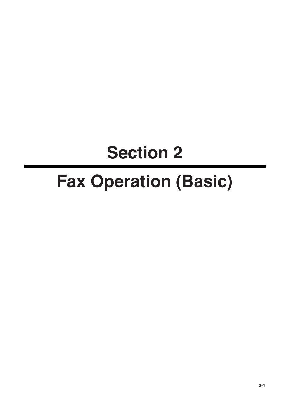 Section 2 fax operation (basic), 6hfwlrq, Fax operation (basic) | 6hfwlrq fax operation (basic) | TA Triumph-Adler FAX 950 User Manual | Page 13 / 155