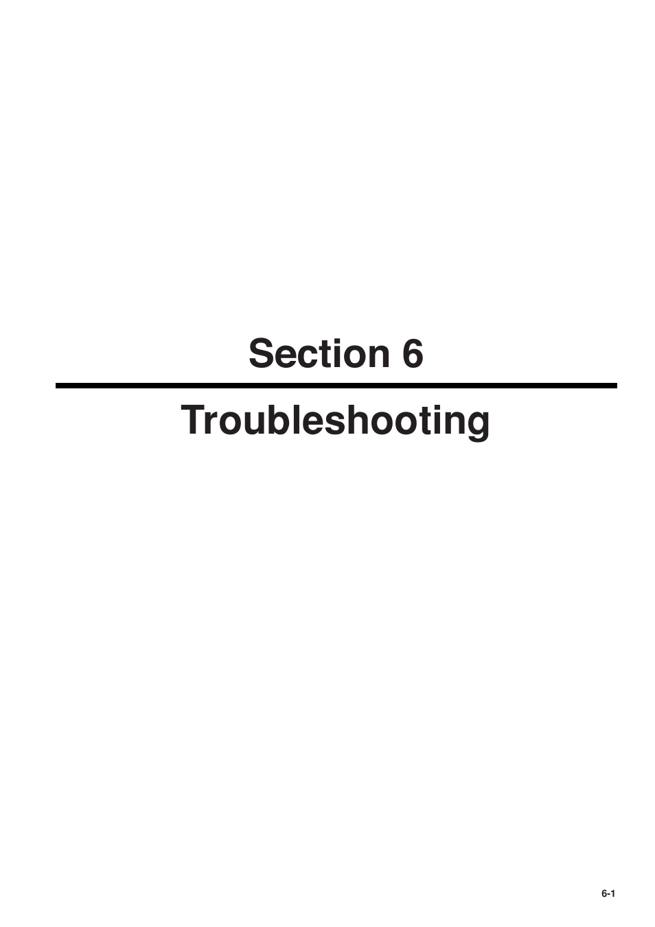 Section 6 troubleshooting, 6hfwlrq troubleshooting | TA Triumph-Adler FAX 950 User Manual | Page 61 / 155