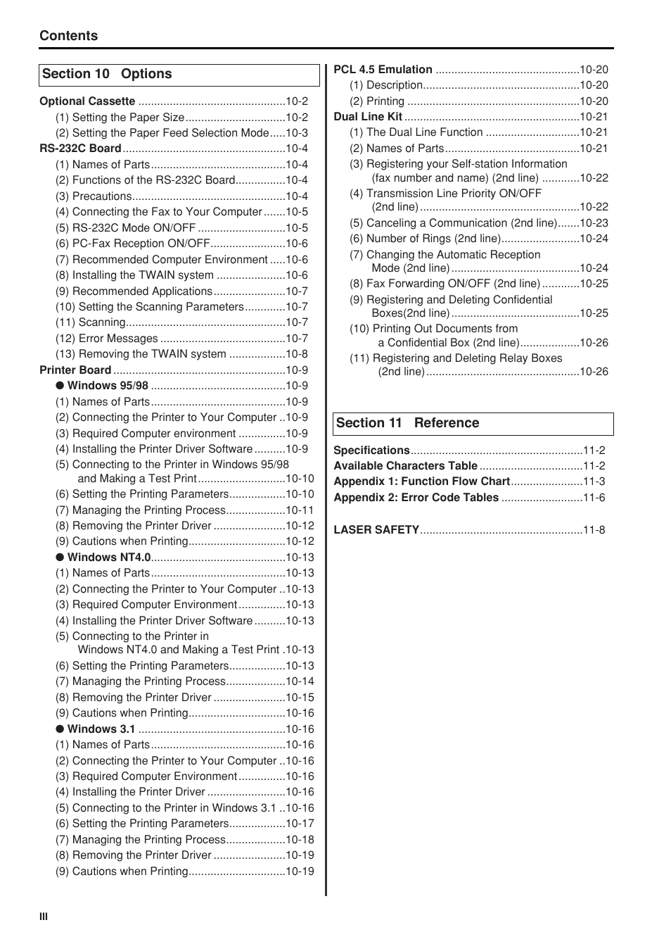 TA Triumph-Adler FAX 950 User Manual | Page 8 / 155