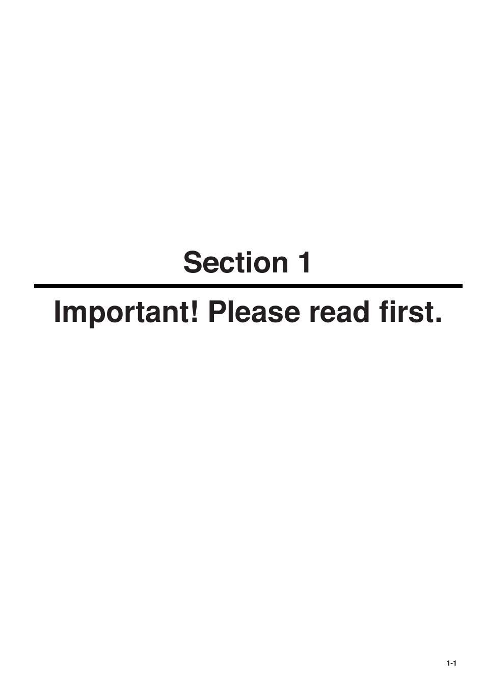Section 1 important! please read first, 6hfwlrq, Important! please read first | 6hfwlrq important! please read first | TA Triumph-Adler FAX 950 User Manual | Page 9 / 155