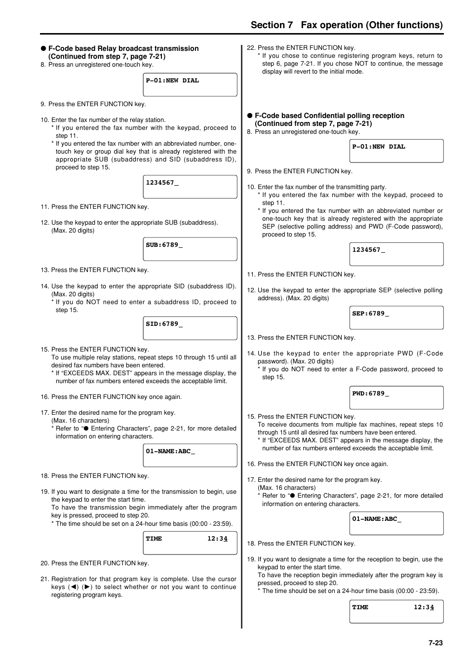 6hfwlrq fax operation (other functions) | TA Triumph-Adler FAX 950 User Manual | Page 95 / 155