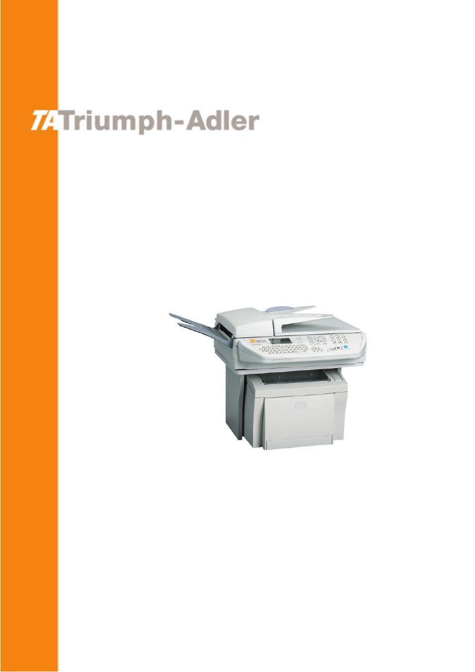 TA Triumph-Adler FAX 970 User Manual | 101 pages