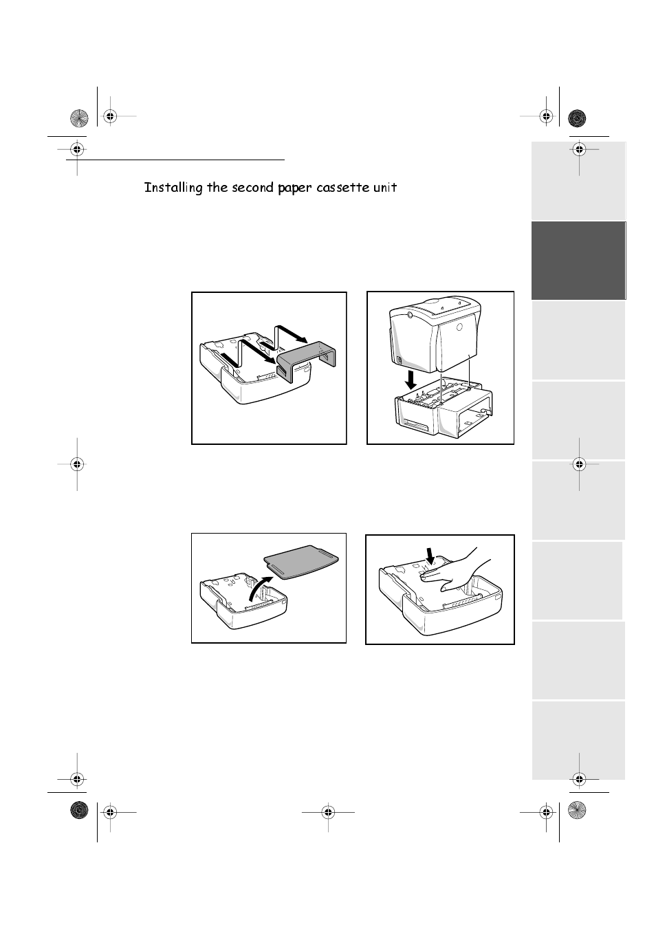 Qvwdoolqjwkhvhfrqgsdshufdvvhwwhxqlw | TA Triumph-Adler FAX 970 User Manual | Page 18 / 101