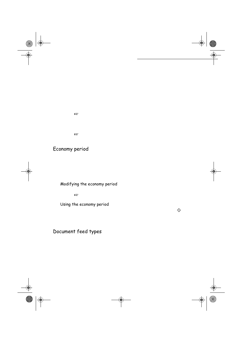 Frqrp\shulrg, Rfxphqwihhgw\shv, 0rgli\lqjwkhhfrqrp\shulrg | 8vlqjwkhhfrqrp\shulrg | TA Triumph-Adler FAX 970 User Manual | Page 35 / 101