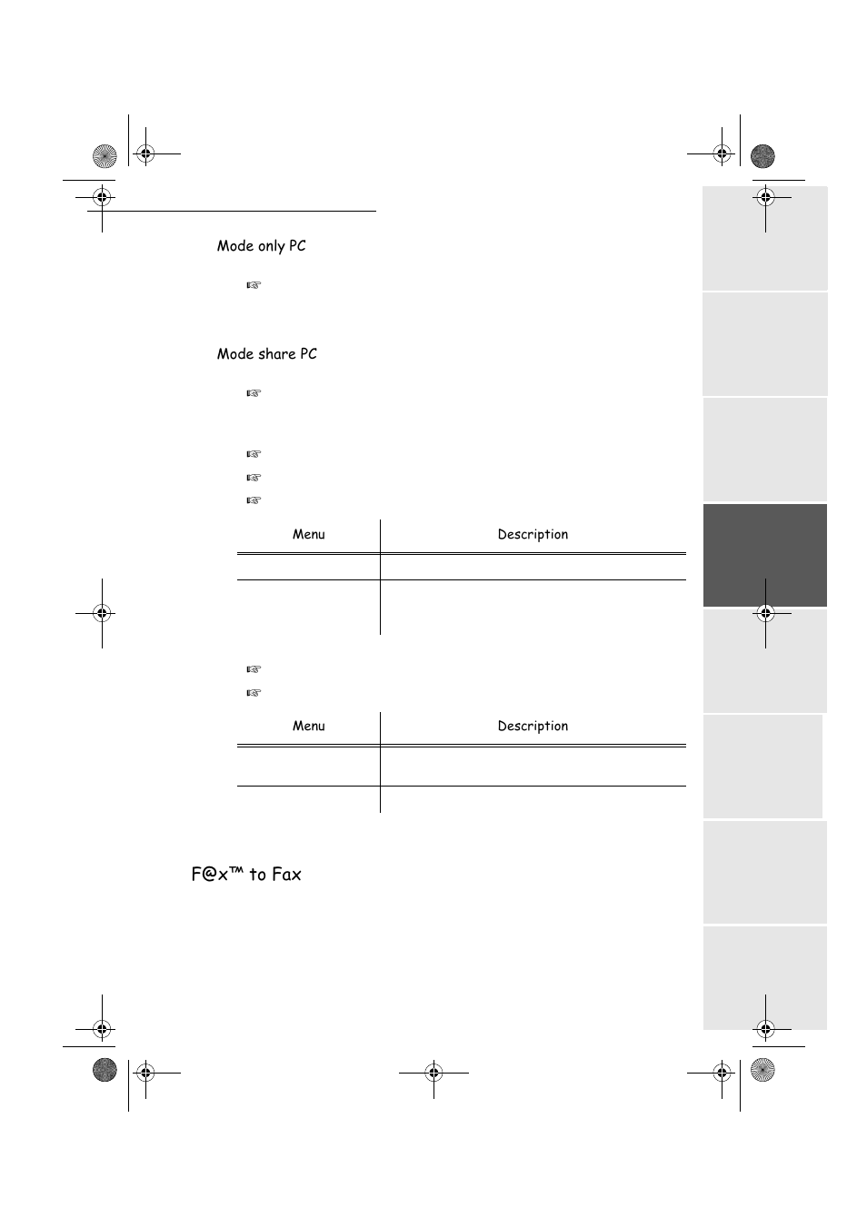Wr)d, 0rghrqo\3, 0rghvkduh3 | TA Triumph-Adler FAX 970 User Manual | Page 46 / 101