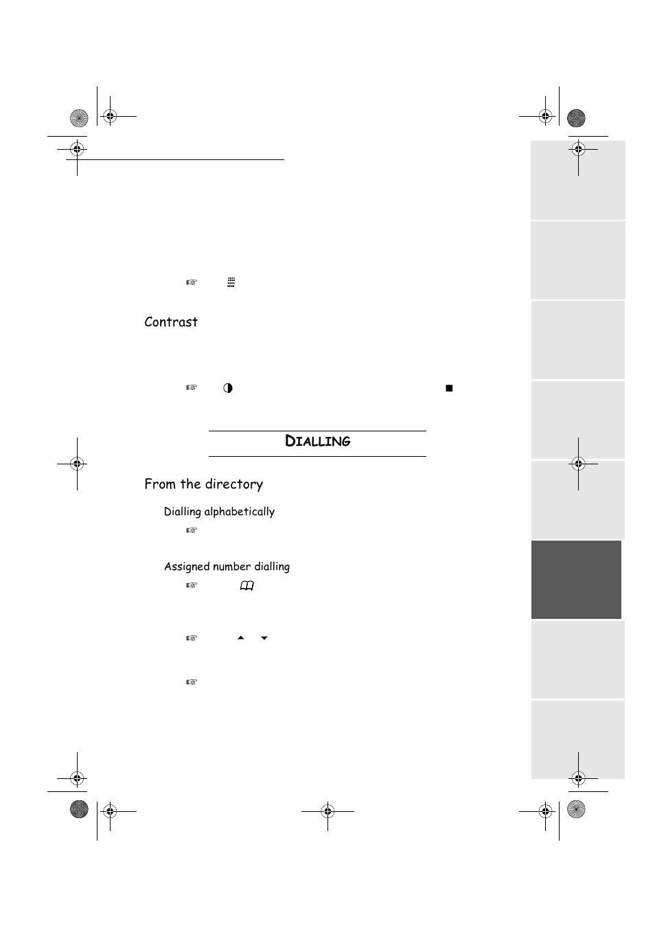 Rqwudvw, Urpwkhgluhfwru | TA Triumph-Adler FAX 970 User Manual | Page 58 / 101