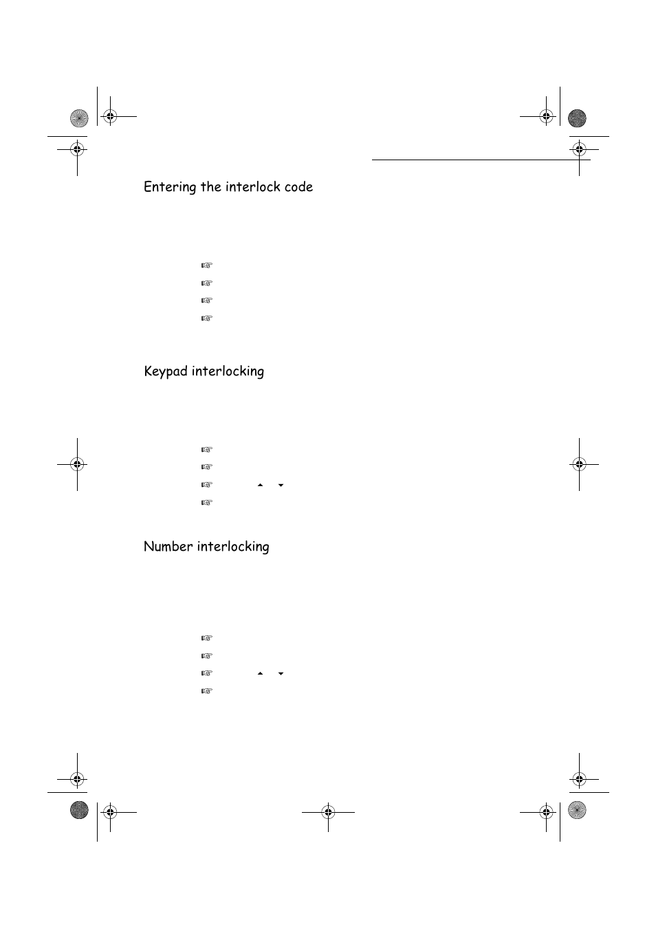 Qwhulqjwkhlqwhuorfnfrgh, H\sdglqwhuorfnlqj, 1xpehulqwhuorfnlqj | TA Triumph-Adler FAX 970 User Manual | Page 73 / 101