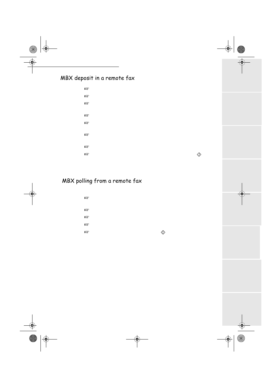 0%;ghsrvlwlqduhprwhid, 0%;sroolqjiurpduhprwhid | TA Triumph-Adler FAX 970 User Manual | Page 76 / 101