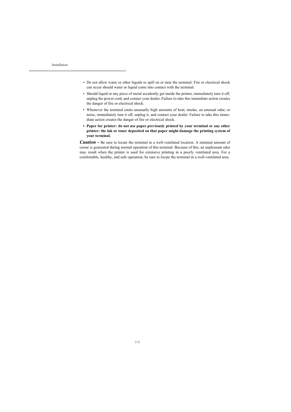 Caution | TA Triumph-Adler MFP 980 User Manual | Page 10 / 125