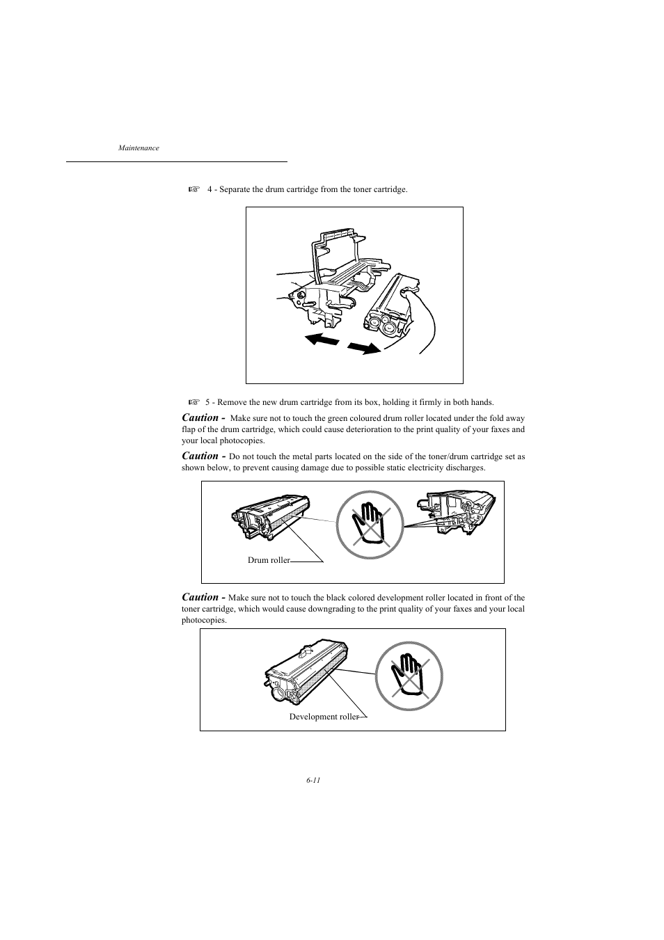 Caution | TA Triumph-Adler MFP 980 User Manual | Page 104 / 125