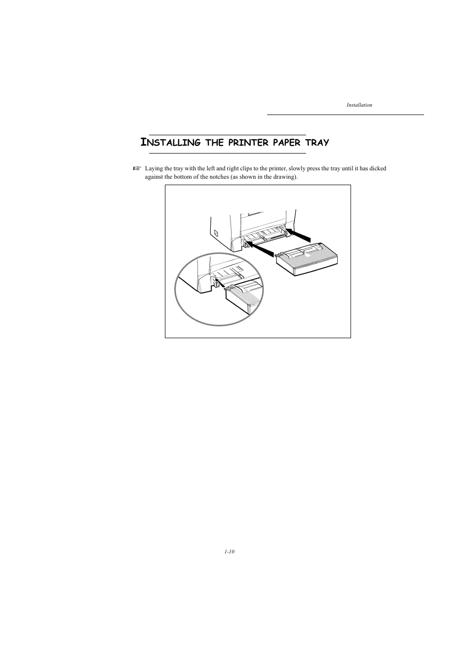 Installing the printer paper tray | TA Triumph-Adler MFP 980 User Manual | Page 17 / 125