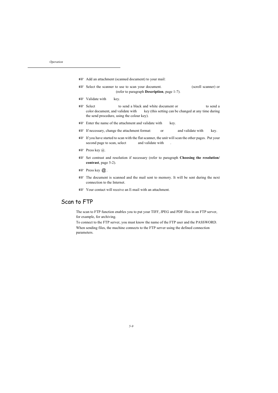 Scan to ftp | TA Triumph-Adler MFP 980 User Manual | Page 76 / 125