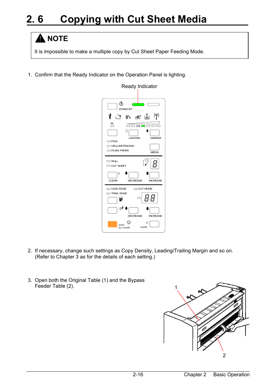 6 copying with cut sheet media | TA Triumph-Adler CX 8020 User Manual | Page 38 / 84