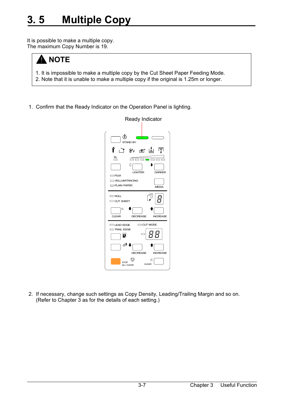 5 multiple copy | TA Triumph-Adler CX 8020 User Manual | Page 50 / 84