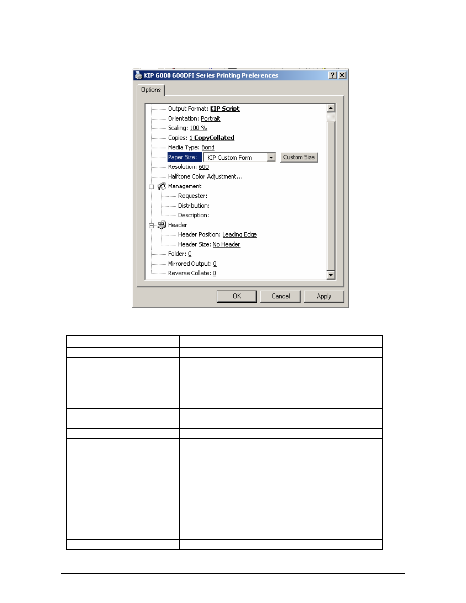 2 option screen - overview | TA Triumph-Adler CX 8036 User Manual | Page 119 / 268