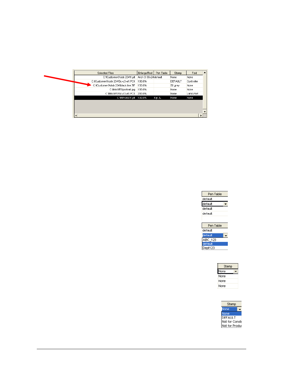 3 job list | TA Triumph-Adler CX 8036 User Manual | Page 166 / 268
