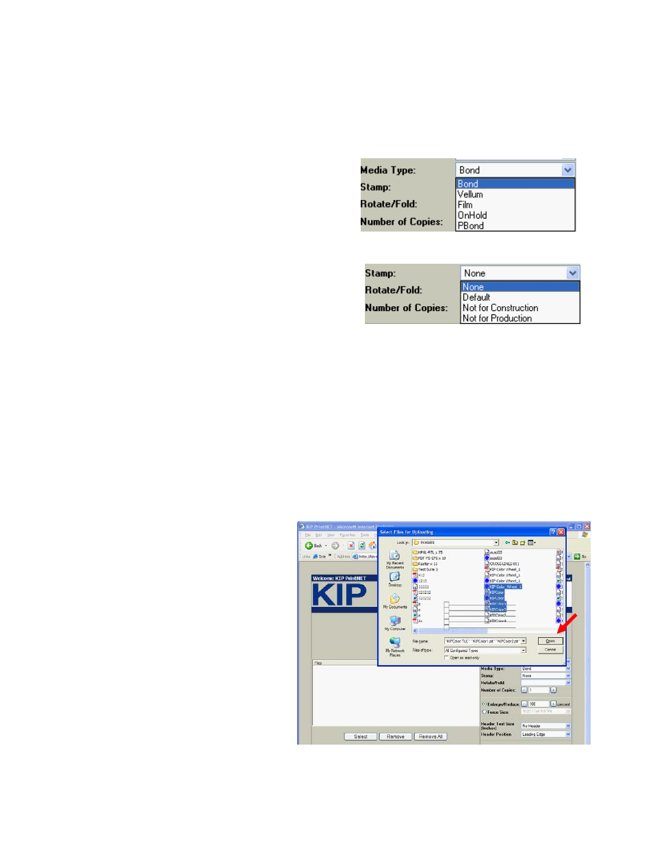 5 file selection area, 6 file selection | TA Triumph-Adler CX 8036 User Manual | Page 212 / 268