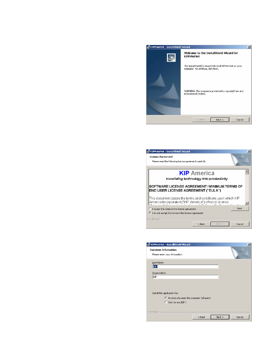 4 host pc installation | TA Triumph-Adler CX 8036 User Manual | Page 216 / 268