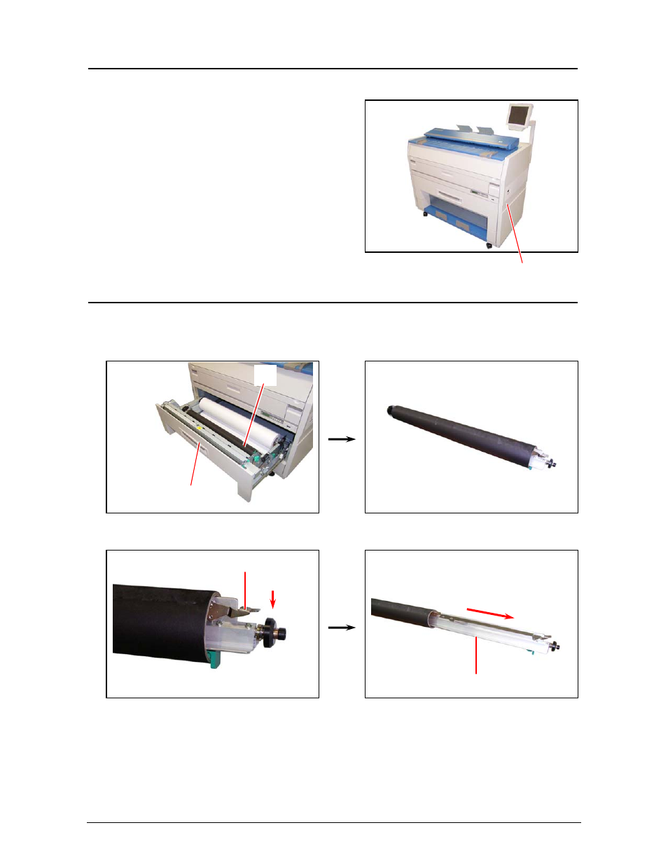 2 turning off, 3 roll media replacement | TA Triumph-Adler CX 8036 User Manual | Page 22 / 268