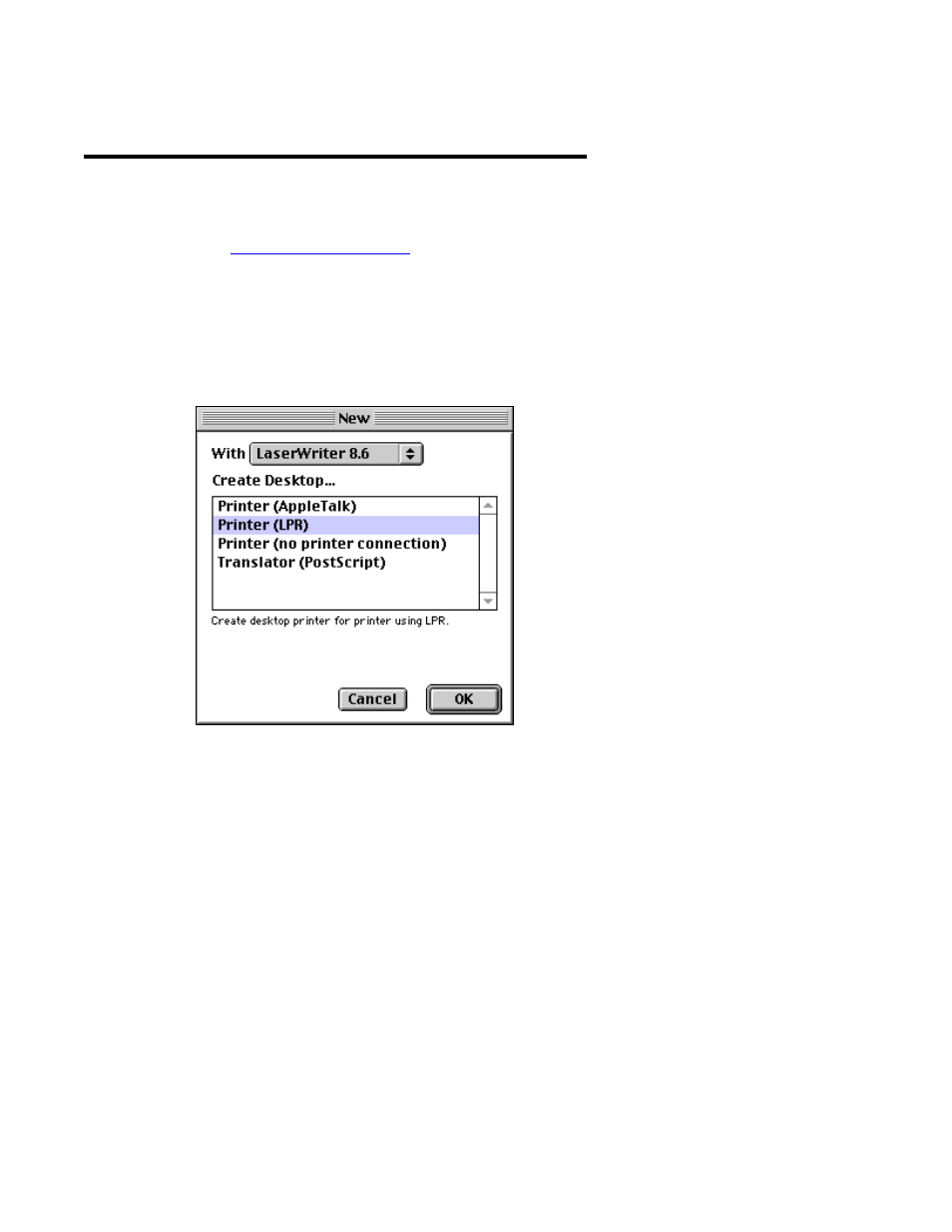 Connectivity - appendix b, Configuring a tcp/ip desktop printer for mac os 9 | TA Triumph-Adler CX 8036 User Manual | Page 247 / 268