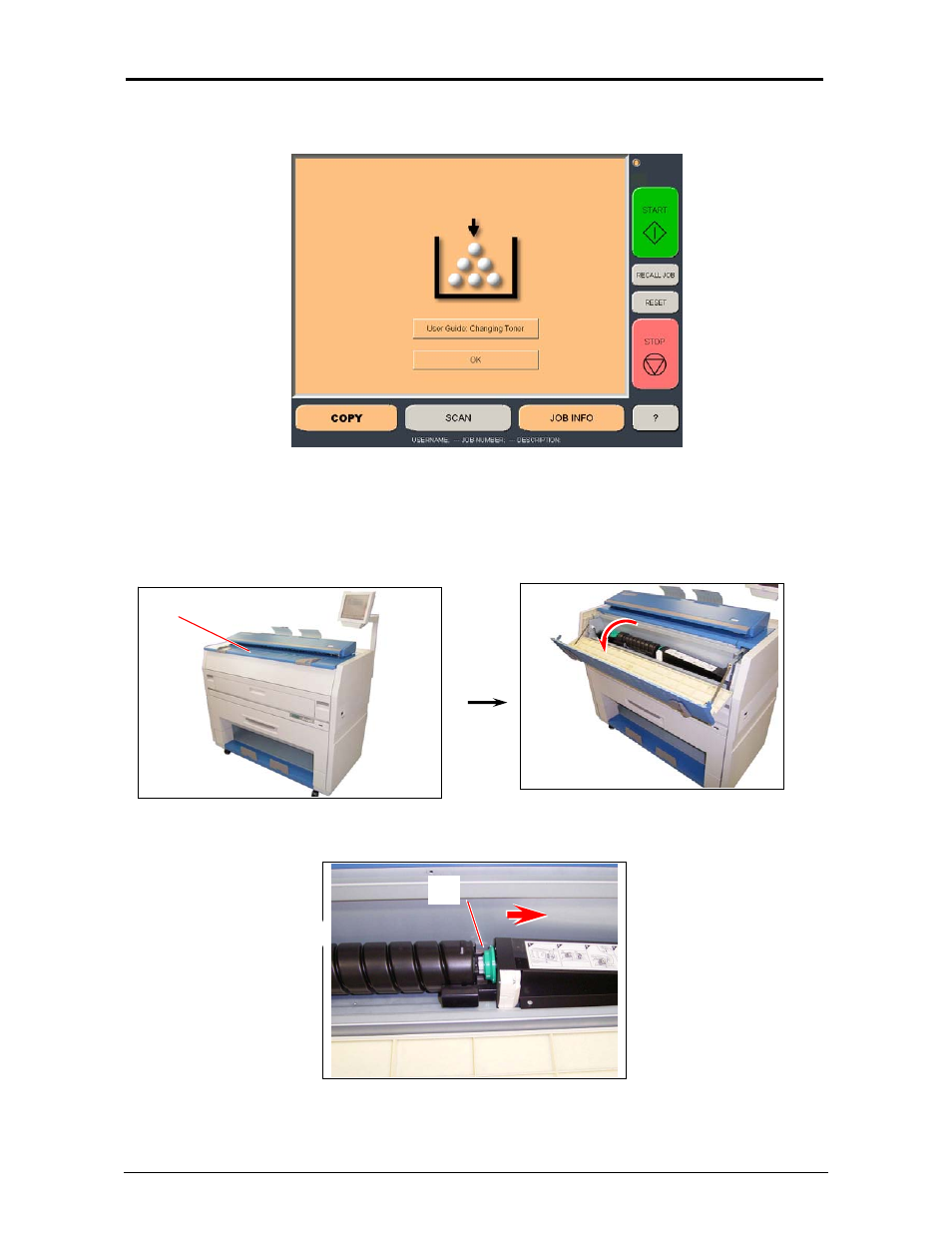 4 toner installation | TA Triumph-Adler CX 8036 User Manual | Page 26 / 268