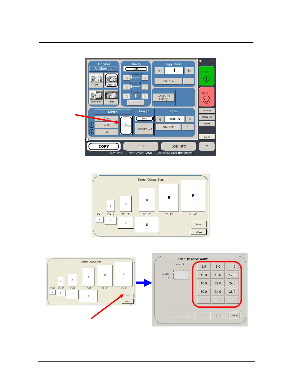 5 cut sheet media placement | TA Triumph-Adler CX 8036 User Manual | Page 30 / 268